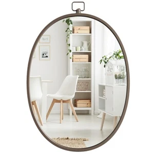 Round Metal Framed Wall Mirror for Bathroom Vanity, Bedroom, Circle Desk Mirr... - Picture 1 of 9