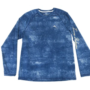 Tommy Bahama IslandZone Fishing Long Sleeve Shirt Mens Large UPF 30 Blue - Picture 1 of 12