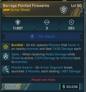 Borderlands 4 • Legendary Shields • Firewerks Shock • Level 50 • PS PC XB STEAM - Bild 1 von 1