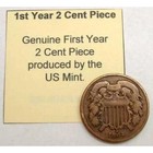 1864   FIRST YEAR OF THE TWO CENT PIECE  2C  CIRCULATED