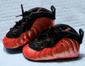 Nike Lil Posite One Crib Size 4C Habanero Red Athletic Sneakers Shoes 644790-603 - Picture 1 of 8