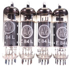 4x E84L = EL84 = 7320 Valvo - Siemens&Halske quad Radio Röhre tube NEW NOS
