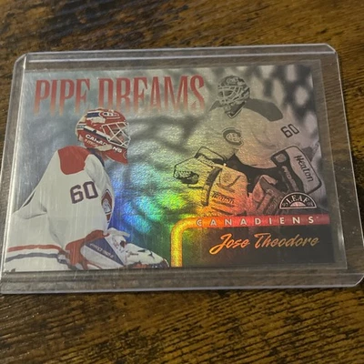 Leaf Pipe Dreams 1997-98/2500 Jose Theodore Montreal Canadiens #9 Foto 1 de 2