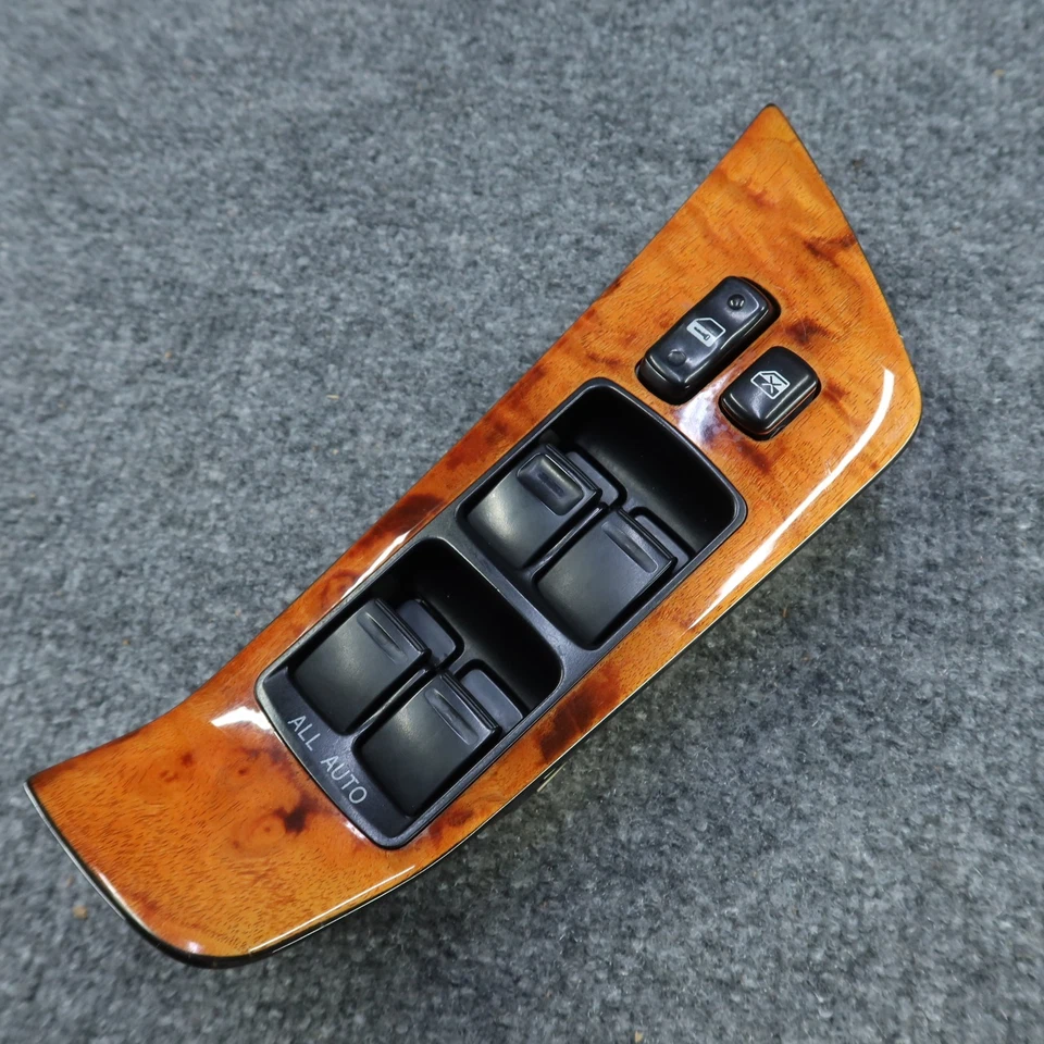 Interruptor de ventana principal Lexus RX300 1999-2003 puerta del conductor cerradura eléctrica madera OEM Foto 1 de 4