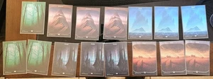 Unstable Lands MTG 3x Swamp, 3x Island, 3x Forest, 3x Mountain, 3x Plains - Picture 1 of 2