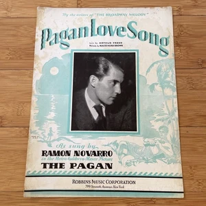 Vintage Sheet Music - Pagan Love Song - 1920 Arthur Freed & Nacio Herb Brown - Picture 1 of 8
