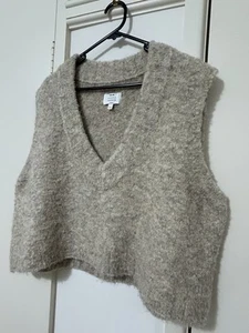NEUW Lou Knit Vest in Sand Size: L RRP: $129.00 when new - Picture 1 of 18