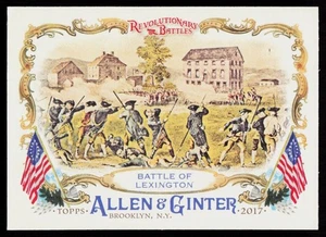 2017 Topps Allen & Ginter Battle of Lexington #RB-1 CARD Revolutionary - Picture 1 of 2