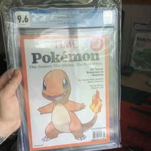 Time Pokemon Magazine Charmander CGC 9.6 Gem Mint! - Picture 1 of 3