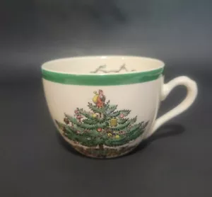 Vintage Spode Christmas Tree Coffee Cup Teacup Mug S3324P Holidays England - Picture 1 of 7