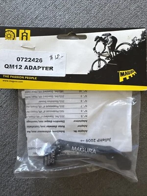 Soportes de montaje de pinza de poste Magura QM12 180 mm delanteros/160 mm traseros, ISO 6 Foto 1 de 3