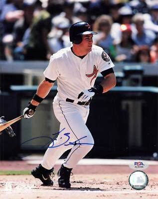 Фотография с автографом Лэнса Беркмана из Astros 8x10 PSA/DNA AL90396 - Изображение 1 из 2