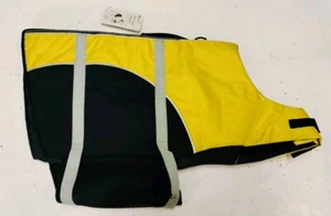 Dog Life Jacket BNWT Rrp $49.99 Sz L Yellow And Black - Picture 1 of 2