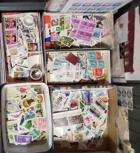 US MNH Postage - $10.00 Face Value Random Selection From Pictured Containers - Picture 1 of 1