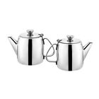 MagiDeal 2 stainless steel teapot kettle pitcher coffee pot 500ml