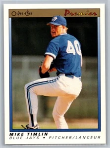 1991 O-Pee-Chee Premier - #122 Mike Timlin (RC) - Picture 1 of 2