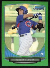 2013 Bowman Chrome Mini Green Refractors #200 Albert Almora  SN75