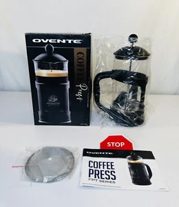 Ovente FPT34B Portable French Press Coffee Maker - Black - Picture 1 of 5