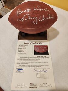 Signed Johnny Unitas Football - JSA Authenticated