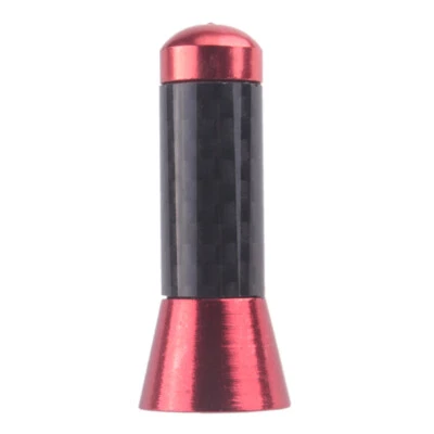 1.38" Carbon Fiber Mini Screw Aluminum Short Stubby Antenna Aerial Universal - Image 1 of 4