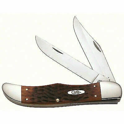 Case 189 Folding Slip Joint Stainless Steel Pocket Knife Brown