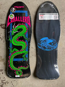 Powell Peralta Caballero Chinese Dragon Skateboard Re-Issue Deck Blacklight