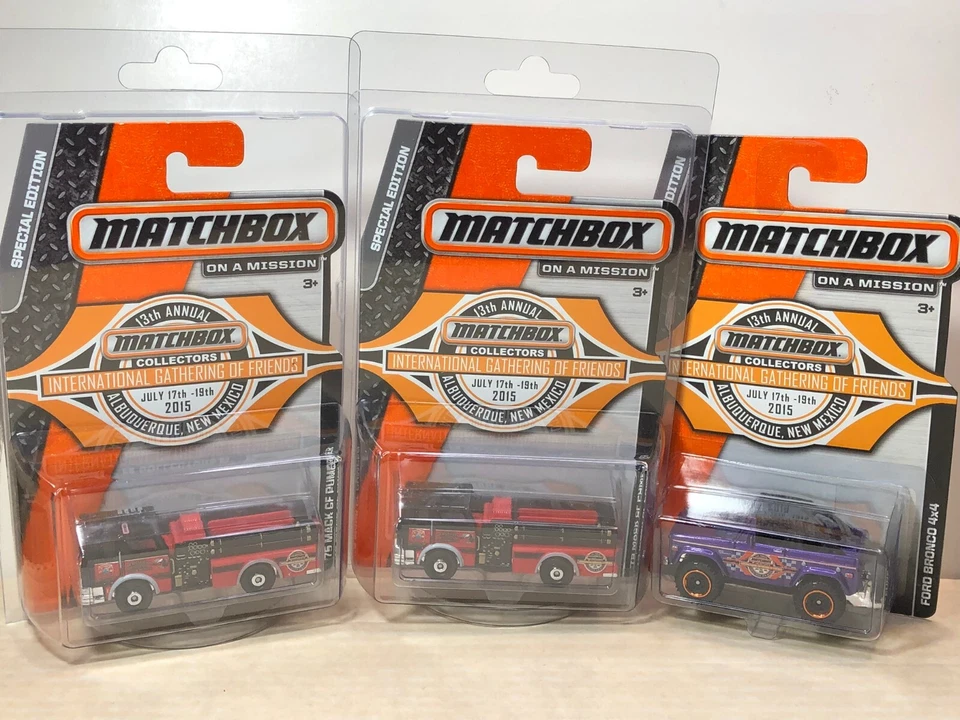 MATCHBOX 2015 MCCH GATHERING OF FRIENDS ALL THREE CODE ONE CONVENTION MODELS - Image 1 of 4