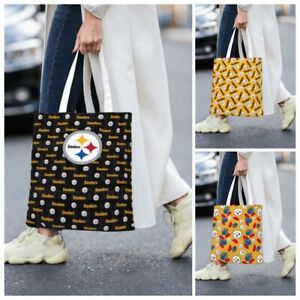Pittsburgh Steelers Women's Canvas Shopping Bag Printed Handbag Men's Totes