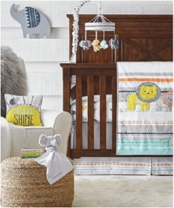 Wendy Bellissimo Sawyer Collection 7Pc Crib Bedding Set Include Sheets/Blanket - Picture 1 of 8