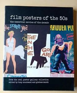 " FILM POSTERS OF THE 50'S " THE ESSENTIAL MOVIES OF THE DECADE 2000 PB - Picture 1 of 5