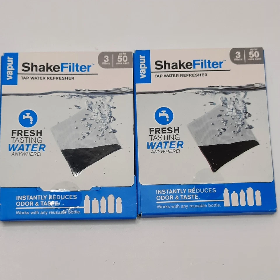 Filtro de agitación grifo refrescador de agua reducir o sabor lote de 2 filtros de agitación de vapor Foto 1 de 3
