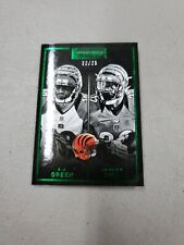 2015 Panini Playbook SerialNumbered 22/25 AJ Green & Jeremy Hill Bengals #25