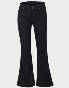 Dorothy Perkins Womens Skinny Kick Flare Denim Jeans Indigo Blue Ladies Stretch - Picture 1 of 4