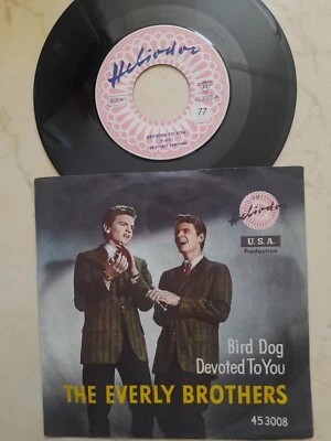 The Everly Brothers Bird Dog/Devoted to You 1958 German Heliodor Single - Image 1 of 2