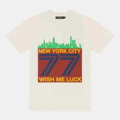Camiseta Wish Me Luck Maratón de Nueva York de Los Ángeles para hombre talla XL Foto 1 de 4
