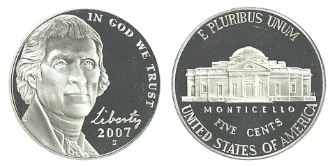 2008,2009,2010,2011 P D & S JEFFERSON NICKEL P D GEM UNCIRCULATED + DCAM PROOF Cover