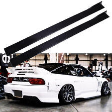 78.7" Side Skirt Extension Spoiler Rocker Panel Lip For Nissan 200SX 240SX 300ZX