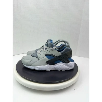 Туфли Nike Huarache Run GS дымчато-серые Marina синие FB8030 001 размер 6,5 года женские 8 - Изображение 1 из 4