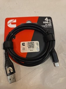 Cummins Android Compatible Charger Cord Type C Metal Braided C-A Cable... - Photo 1 sur 3