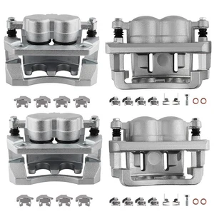 Front Rear Brake Caliper Kit for Ford F-250/350 Super Duty 08-12 18B5076 18B5077 - Picture 1 of 12