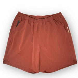 REI Co Op Active Pursuits gefütterte Sportshorts 7" Schrittlänge orange Herren Größe Large - Bild 1 von 8