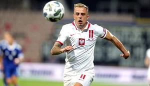 ● RARE KAMIL GROSICKI POLAND 2020/2021 MATCH PLAYER VERSION HOME SHORTS NIKE ● - Picture 1 of 15