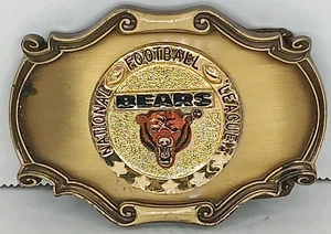 De colección Raro NFL Chicago Bears Hebilla de Cinturón 1978 Árbol de Lluvia Tono Latón Fútbol - Imagen 1 de 7