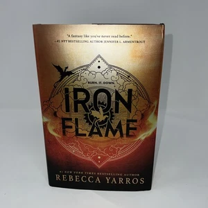 Rebecca Yarros IRON FLAME SIGNED BOOK purchased from Indigo NEW FREE SHIPPING - Imagen 1 de 8