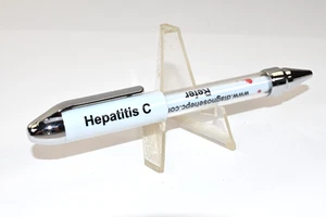 VTG Hepatitis C Drug Rep Pharmaceutical Promo Advertising Pen Rotating Barrel - Picture 1 of 5