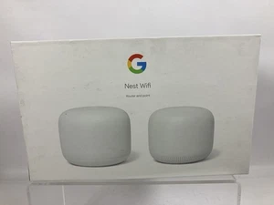 GENUINE GOOGLE NEST MESH WIFI ROUTER AND ACCESS POINT GA00822-GB - Picture 1 of 10