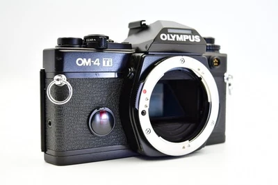 [Basura] Cuerpo de cámara fotográfica Olympus Om-4Ti negra 35 mm SLR solo de Japón Foto 1 de 4
