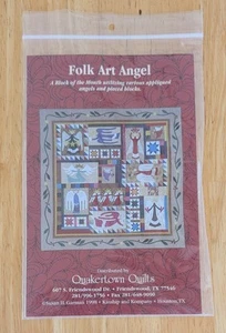 Folk Art Angel Block of Month Pattern by Quakertown Lot of 12 Uncut No Fabric - Picture 1 of 3