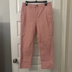 J. Crew High Rise girlfriend Chino Pants High-rise Mauve pink SZ 8 Preppy NWT - Picture 1 of 14