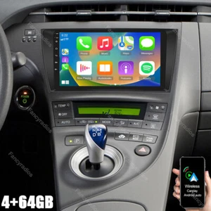 4+64G For Toyota Prius 2010-2015 Car Stereo Radio Android 13 Carplay GPS WIFI BT - Picture 1 of 13
